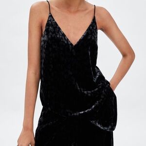 NWT Zara velvet top/mini dress. Size S